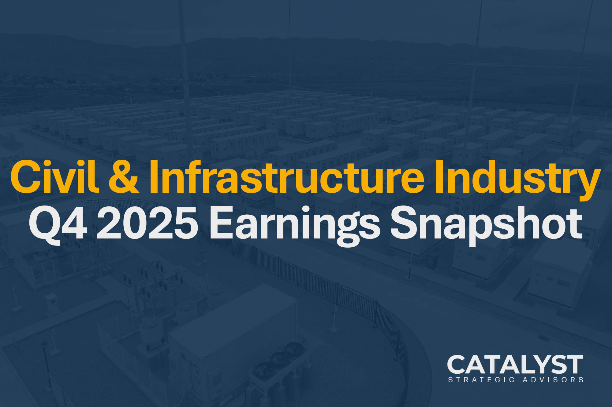 Civil & Infrastructure Contractors Deliver Strong Q4 and 2025 Results as Public Funding and Infrastructure Investment Drive Record Backlogs