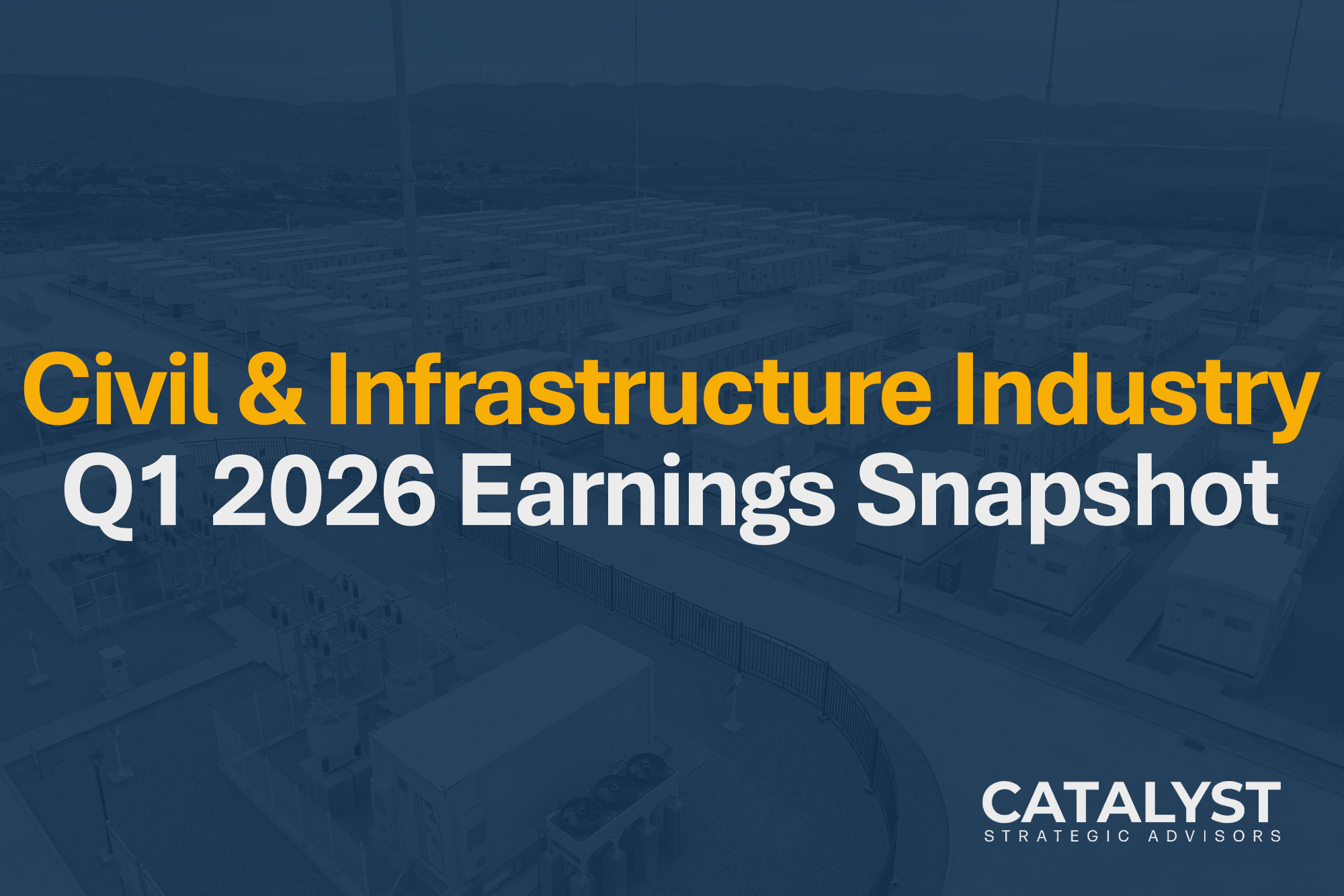 Civil & Infrastructure Contractors Open 2026 with Strong First-Quarter Results as Backlog Growth and Infrastructure Demand Remain Robust