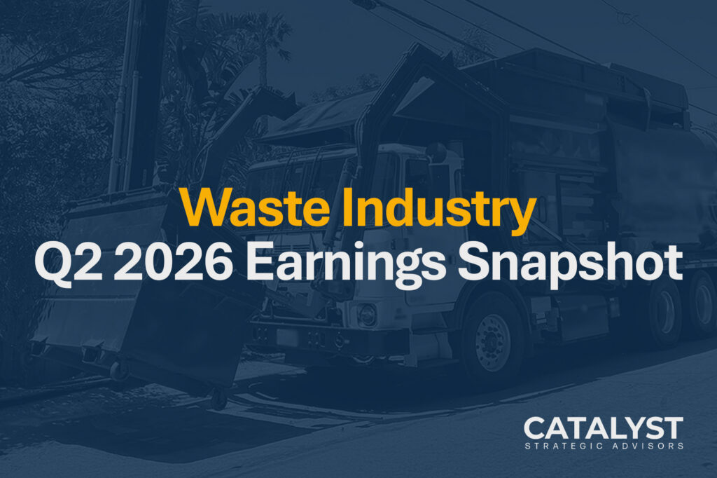 Q2 2026 Public Waste Sector Earnings: Pricing, Margin Expansion, and M&A Drive Another Strong Quarter